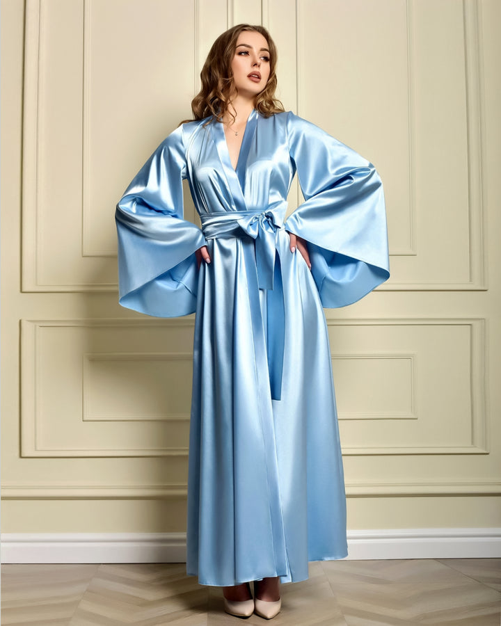 Luxe Flow Satin Robe – Rich N' Famous