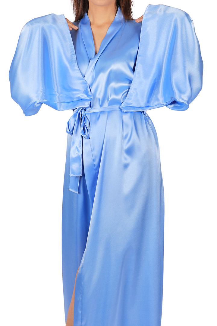 Luxe Flow Satin Robe – Rich N' Famous