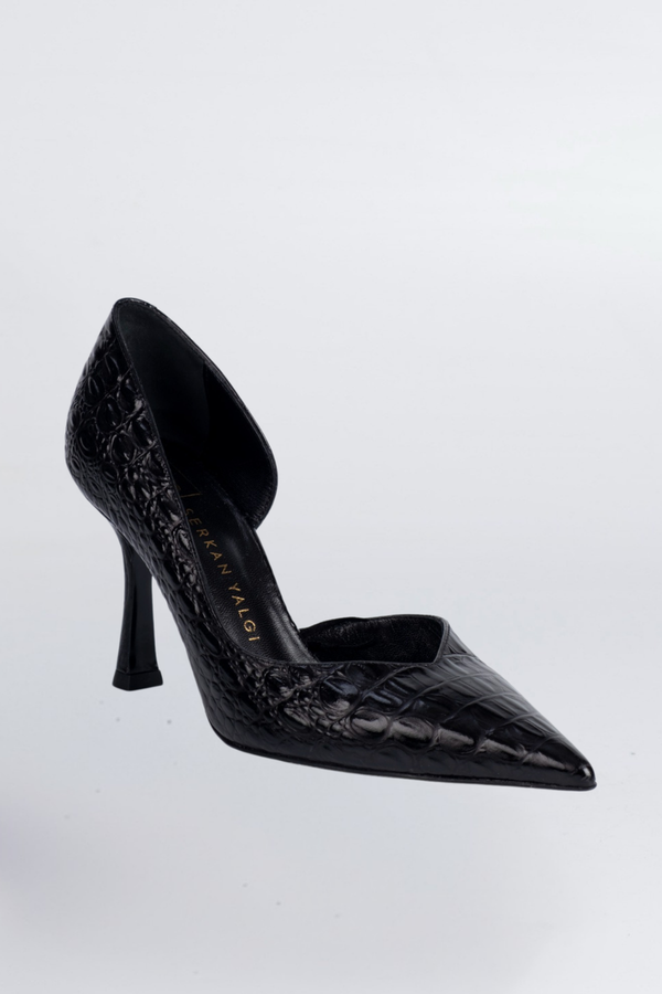 Croc Luxe Stiletto Pumps