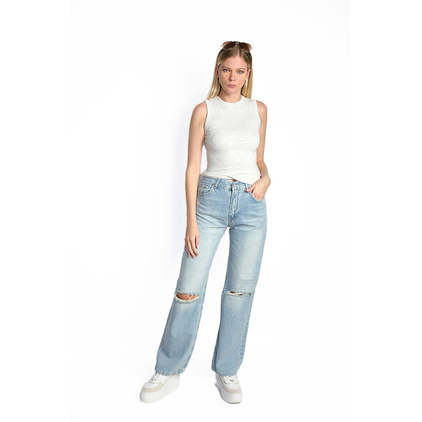 Ripped Revival Straight Jeans