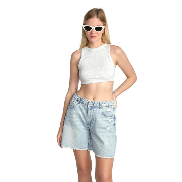 Coastal Chill Denim Shorts