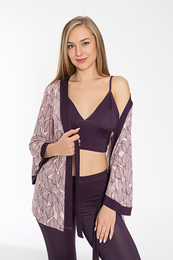 3-Piece Lounge Cotton Nighties Set