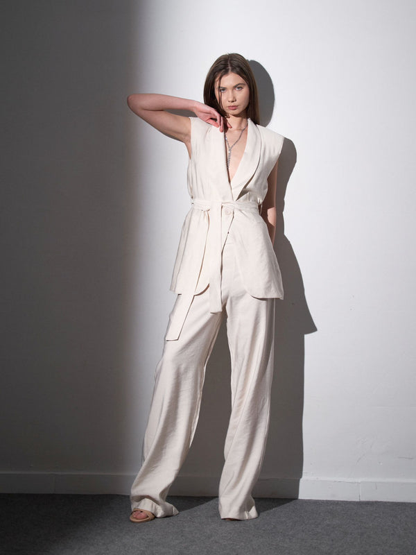 Tailored Vest Suit Set