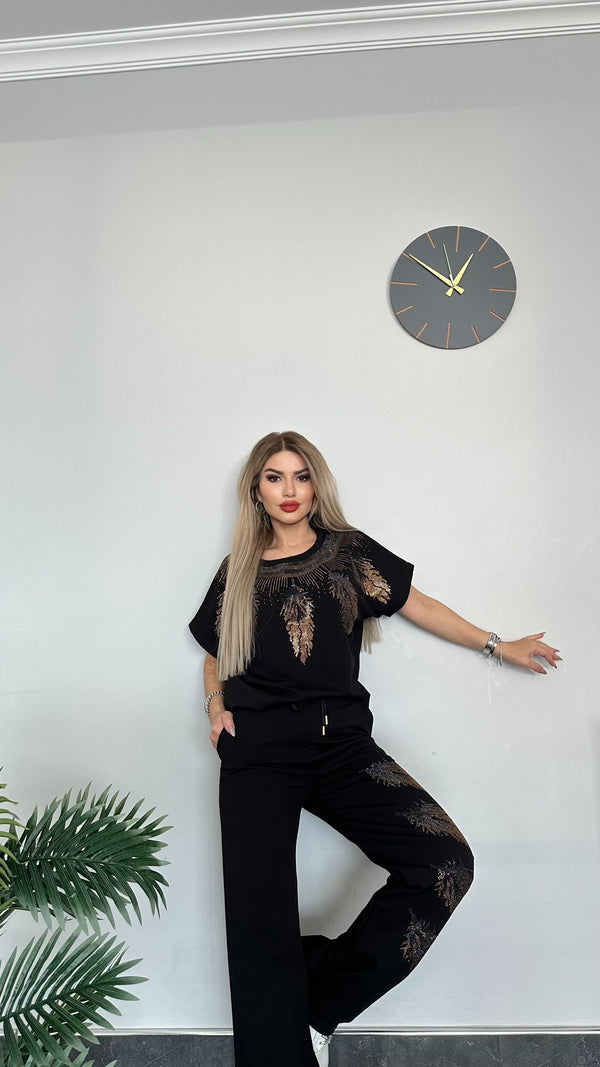 Gilded Shadow Tracksuit