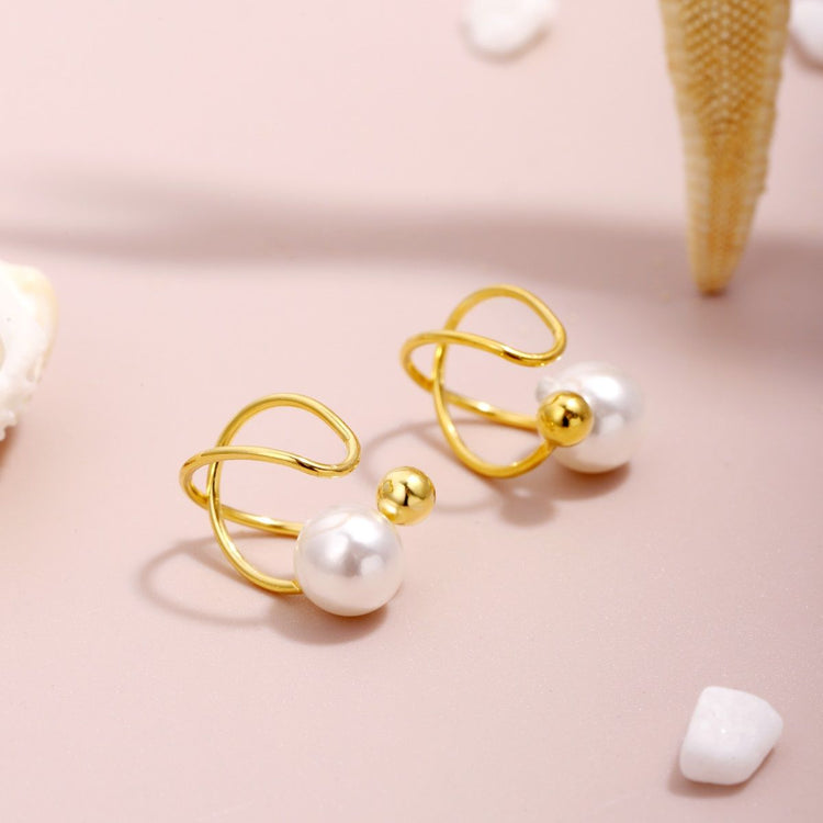 Pearl ear clip