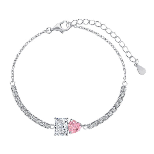 Heart Radiant Tennis Bracelet