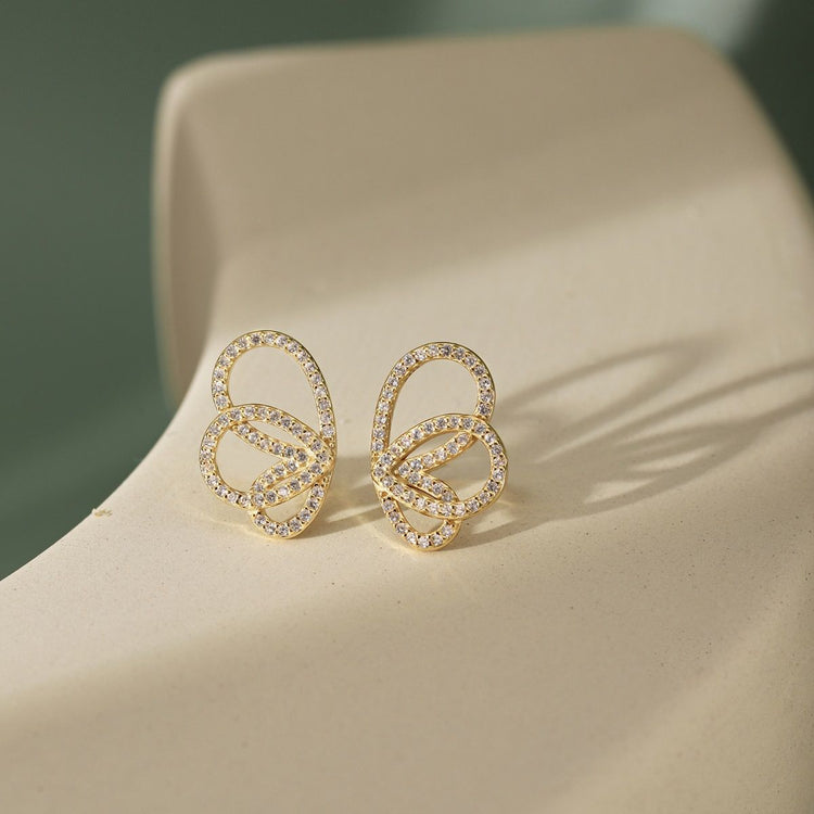 Butterfly Minimalist Stud Earring