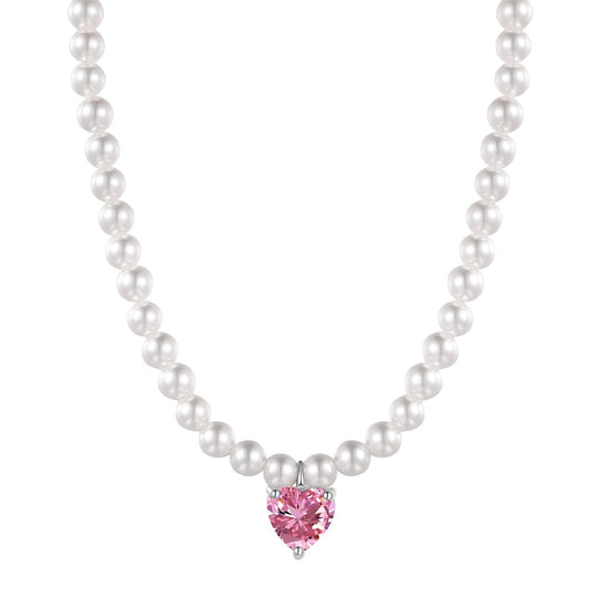 Pearl Heart Necklace