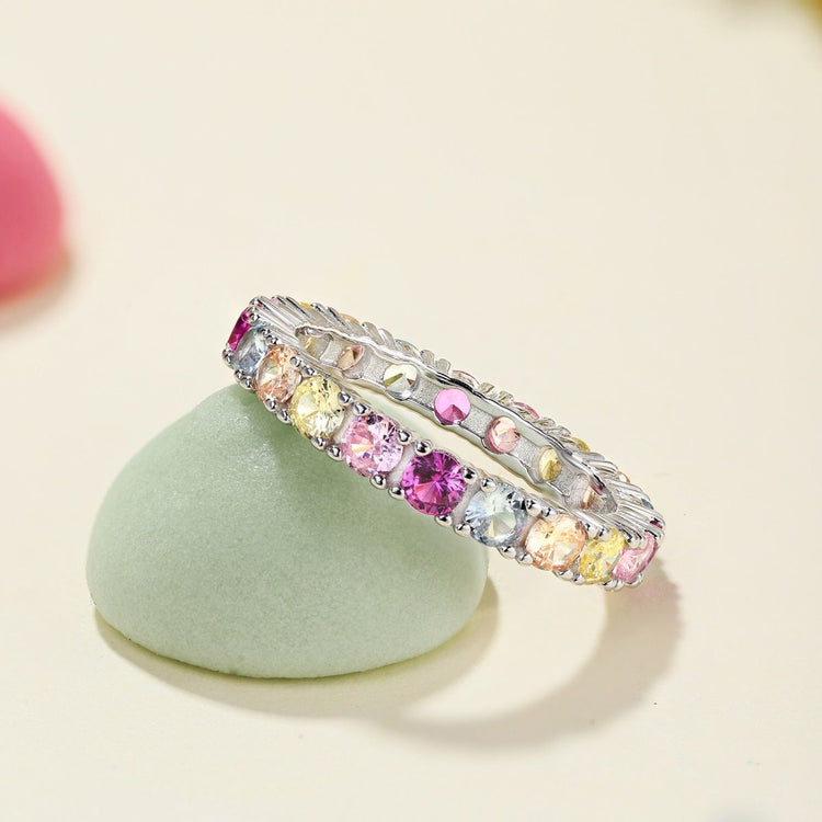 Rainbow Stone Ring