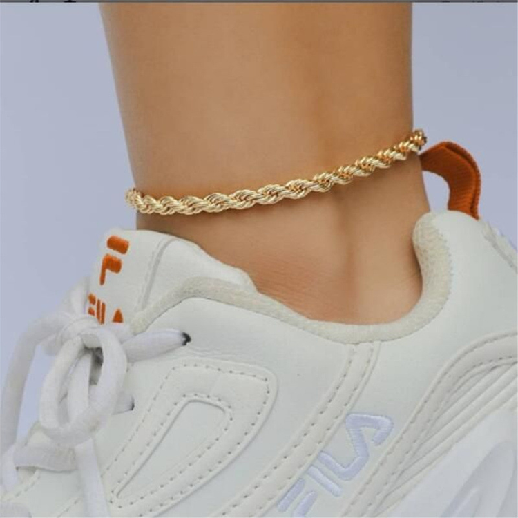 Twisted Rope Anklet