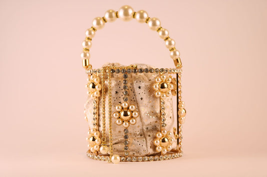 pearls & rhinestones Bag