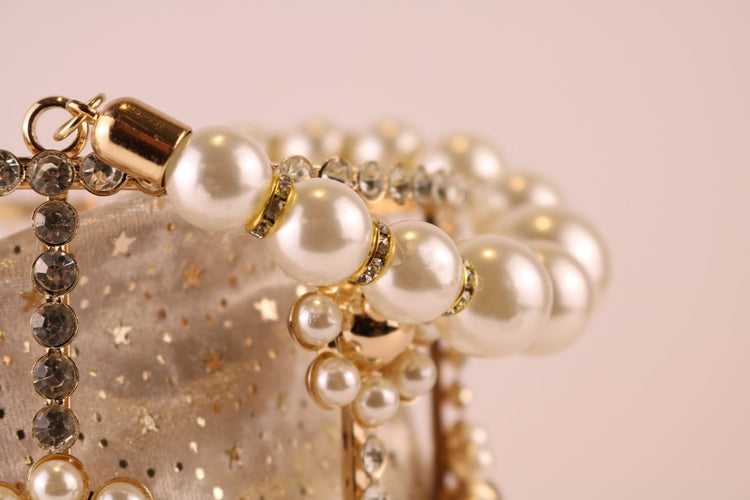 pearls & rhinestones Bag