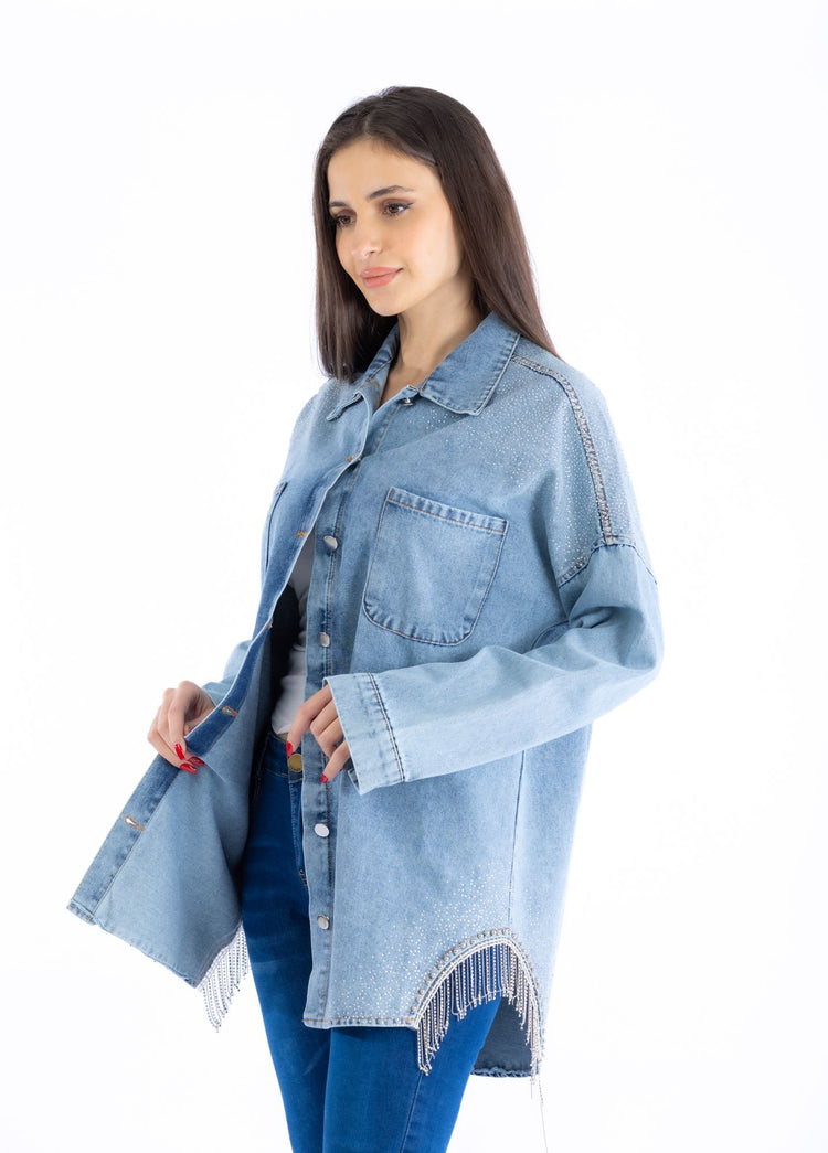 Oversize denim jacket