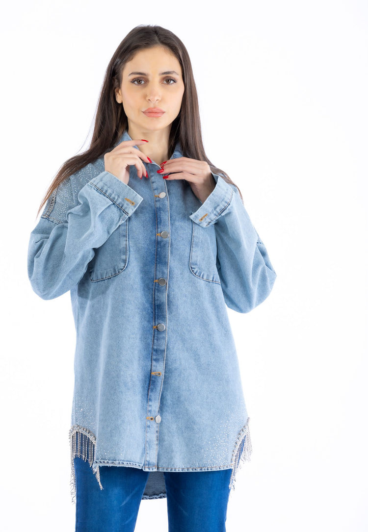 Oversize denim jacket