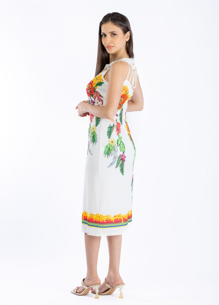 Floral cocktail dress