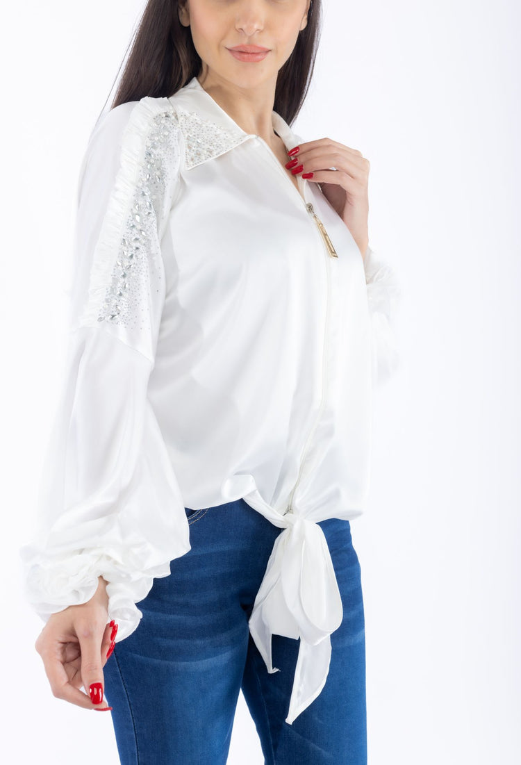 Puff sleeves shirt