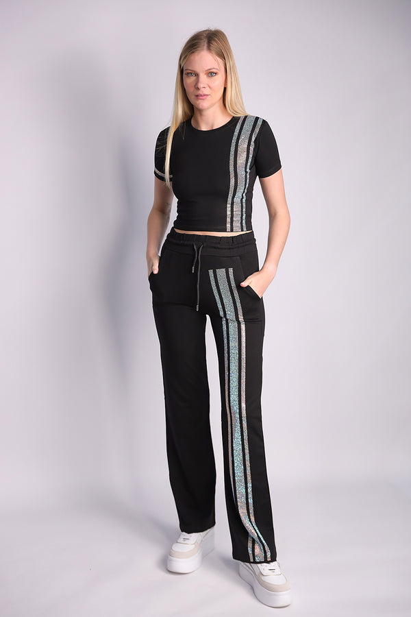 Crystal Stripe Tracksuit