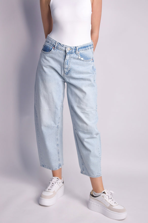 Bleachline Cropped Denim