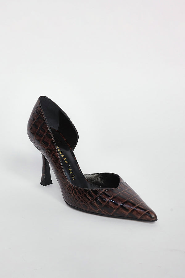 Croc Luxe Stiletto Pumps
